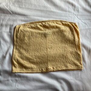 American Eagle yellow tube top